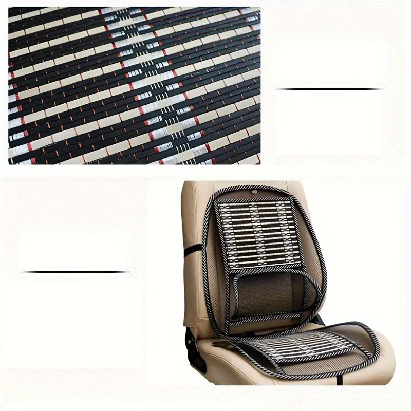 breathable summer car seat cushion with lumbar wire for universal car accessories details 3