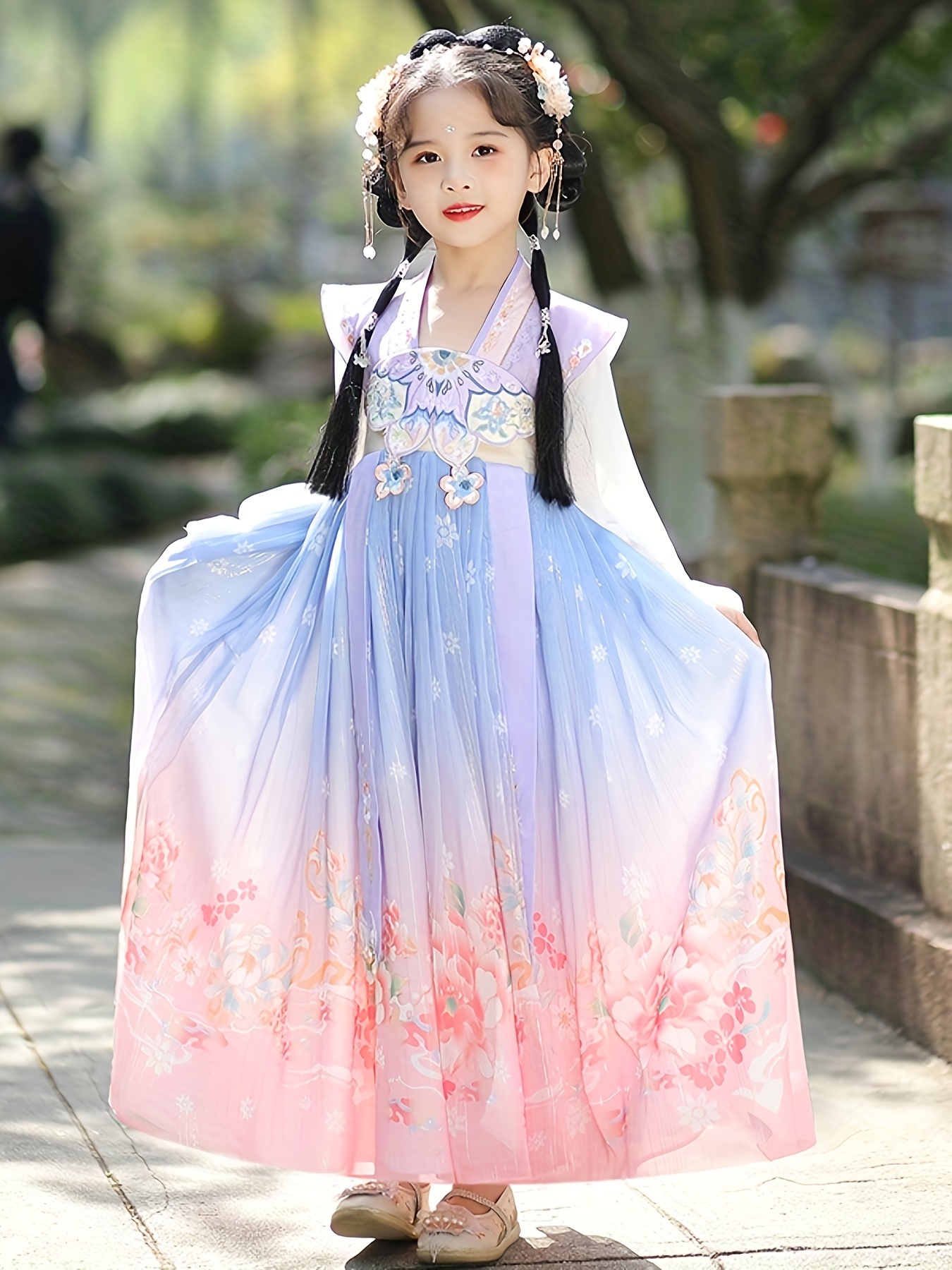 open lace back dress Pink Chinese wedding dress, pink Qipao prom dress, wedding cheongsam   Beth&Brian Qipao