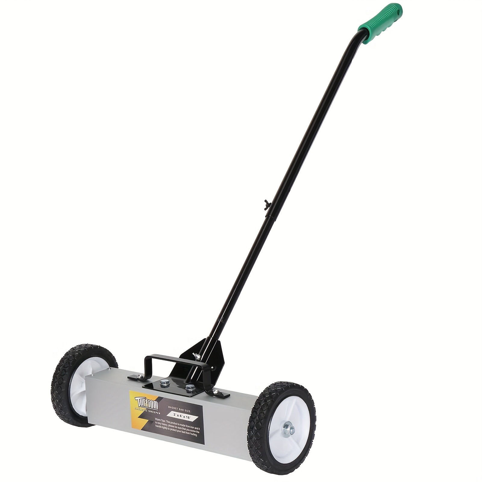 

36/24/18 Inch Rolling Magnetic Sweeper Floor Pickup 30lbs Capacity With Release