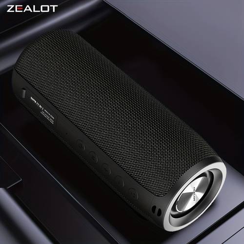 photo de l'article enceinte fil, double appariement, batterie lithium 1800mah, 10 heures dautonomie, audio stéréo de table, boost, pour smartphones/ /lecteurs de musique