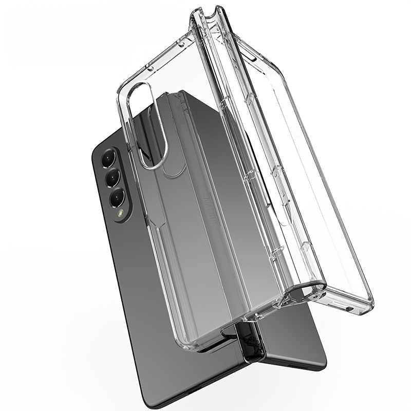 

Étui Transparent pour Téléphone Portable avec Stylus pour Samsung Z Fold 6, Coque de Protection pour /4/3