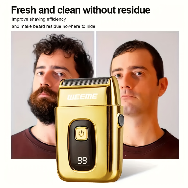 WEEME 3-delige Set 810/T9/WM-306 Heren Tondeuse en Scheerapparaat, met USB-oplaadfunctie voor Gemak, is een Perfect Halloween Cadeau voor de Vader van Mijn Vriend