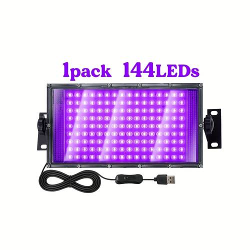 144 led resin curing lamp professional large area quick with 144 light beads usb portable lamp for jewelry making diy crafts mold casting 150cm cord compatible with clay wax molds