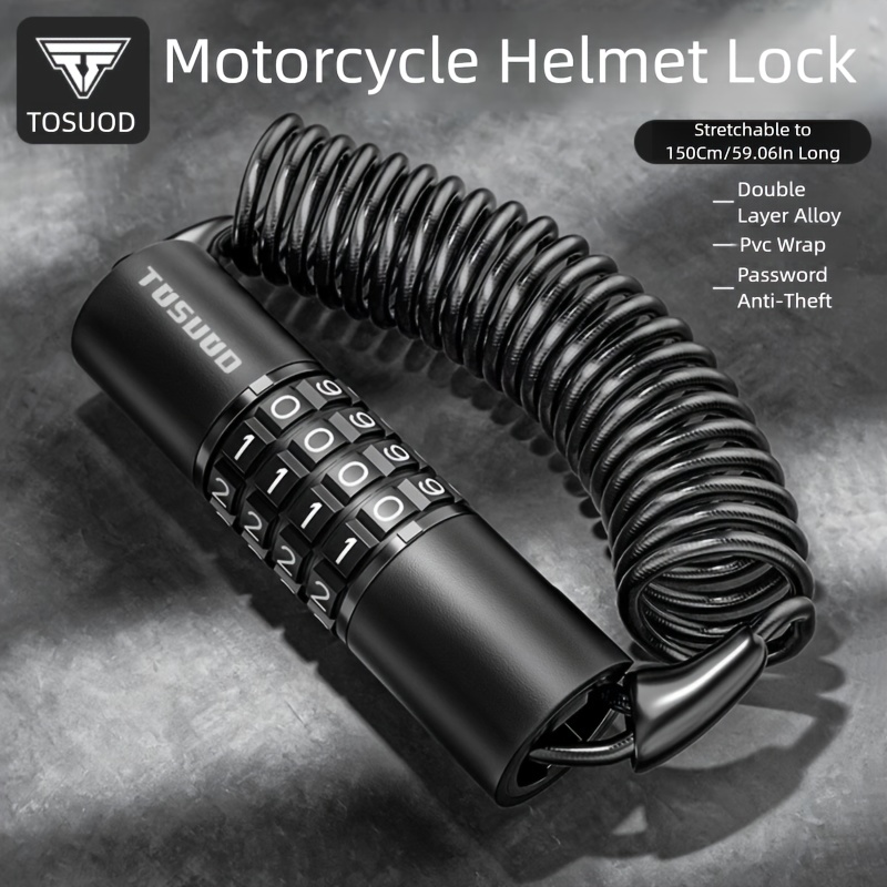 motorcycle helmet lock sold on Temu United States