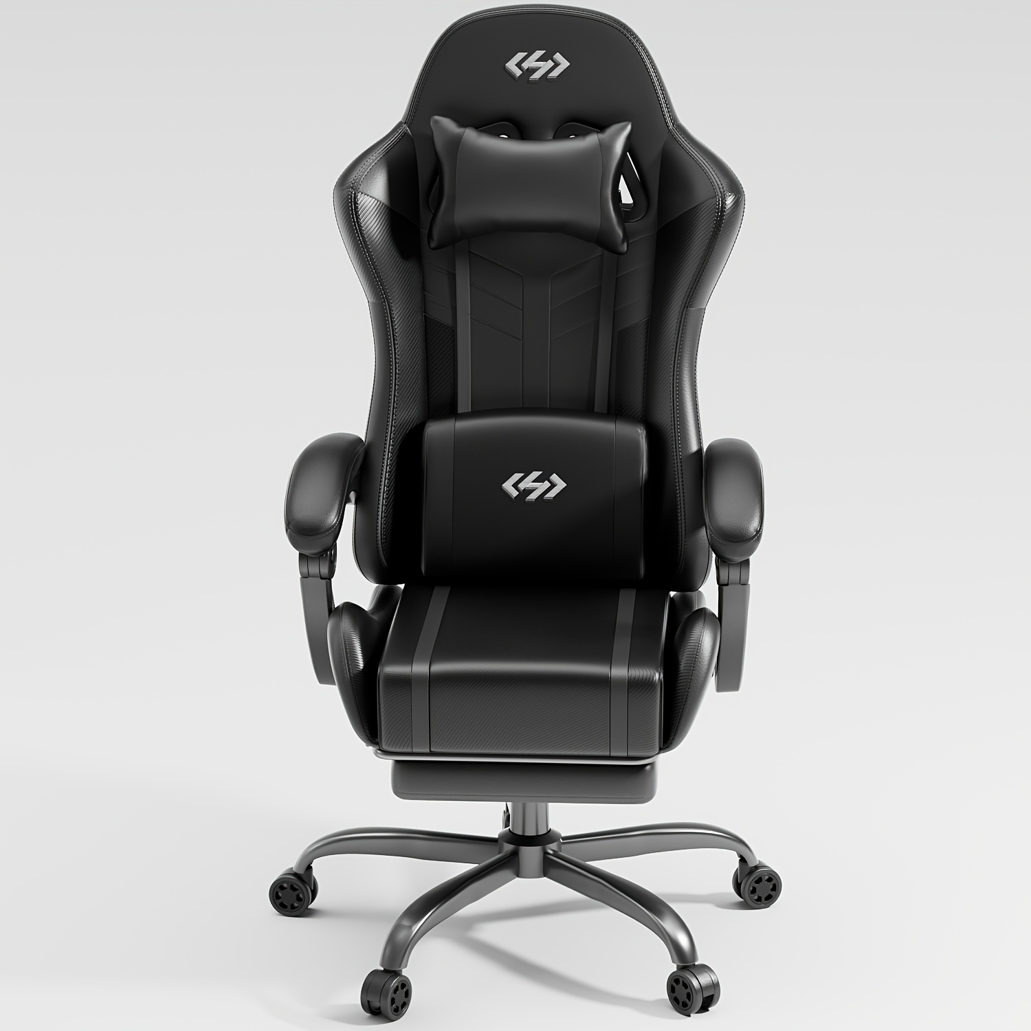 Een gamingstoel met pocketveringkussen