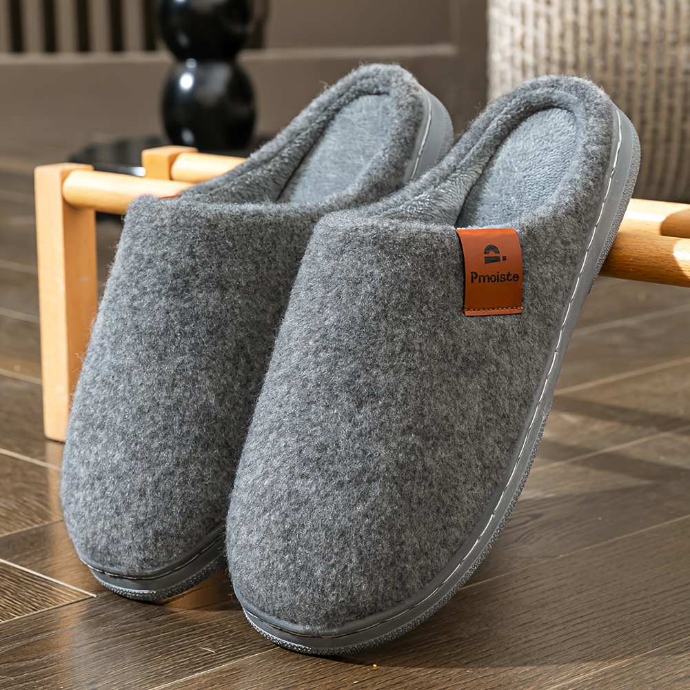 memory foam slippers for men sold on Temu United States