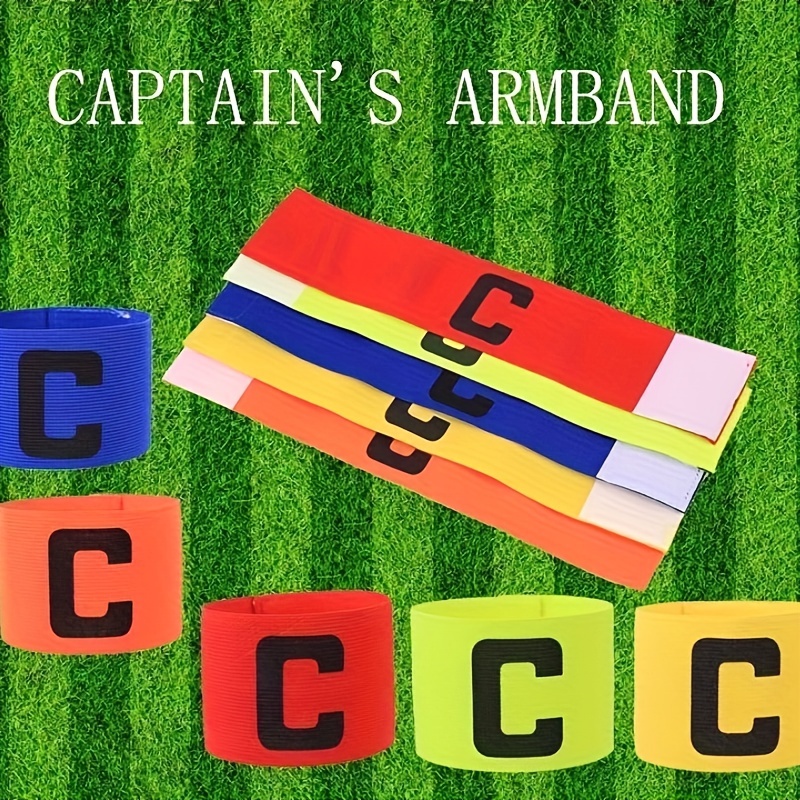 Brazalete de capitán para niños y adultos, banda de brazo de fútbol, Junior  C, Color de