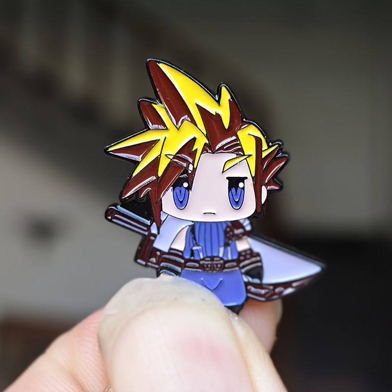 Adorable Boy Anime Brooch Badge Christmas Gift Holiday Party Present