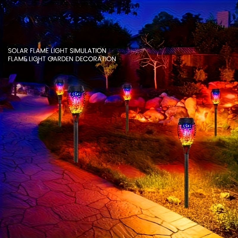 Of Solar Flame Lights - Led Torch Lights With Intelligent Automatic - Very Suitable For Outdoor Gardens And Holiday Decorations, Suitable For Courtyards, , , Camping, Parties, Christmas