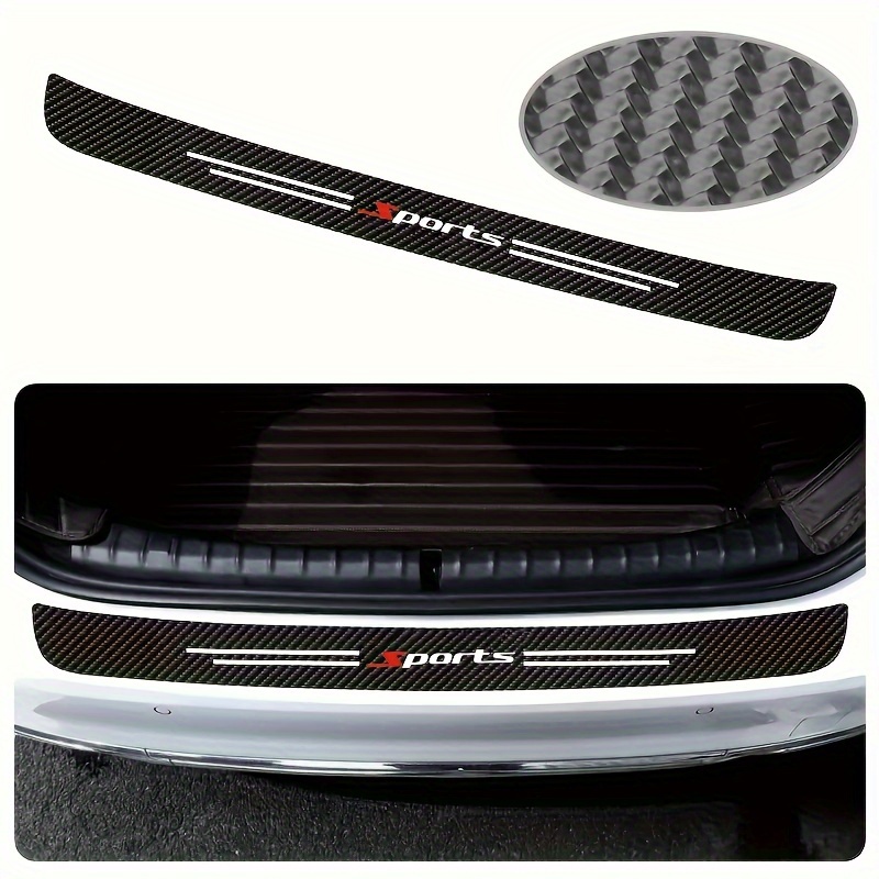 

1pc Car Trunk Protector Strip - Scratch-resistant Bumper Guard, Easy Apply Pvc Material, Fits All Vehicles