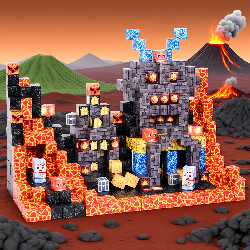 160 Magnetische Bouwblokken - Duurzame ABS Magnetische Kubussen met Gemengde Kleuren