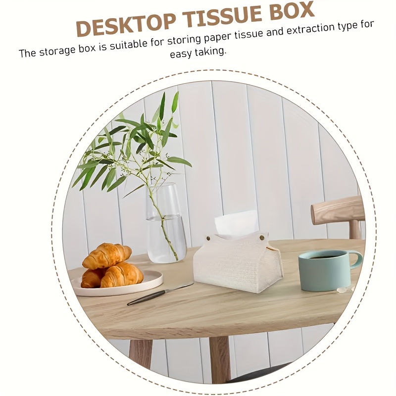 white woven fabric tissue box cover aesthetic tissue storage box for home and office decor simple and   decorative material fashionable facial stand suitable for living room or coffee table stylish storage box decorative box cover woven texture tissue box cover tissue box holder square tissue box holder travel accessorie organizer and storage packing cube for suitcase compression packing cube luggage organizer travel accessory koffer organizer travel Product details 6