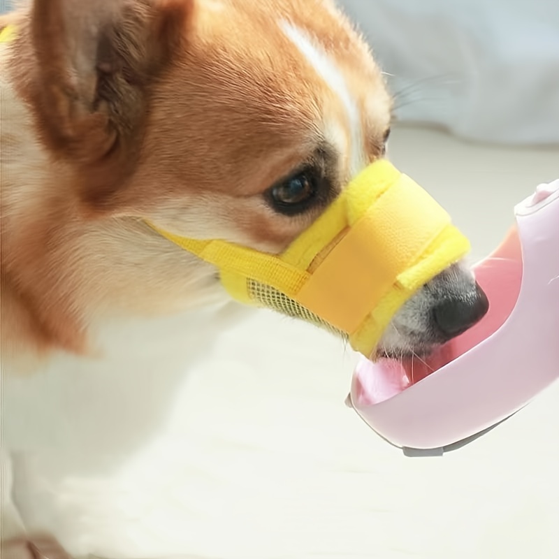 4pcs s xl pet dog bite barking anti   breathable dog muzzle suitable for   families and   with dogs 1pc each of s xl Product details 2