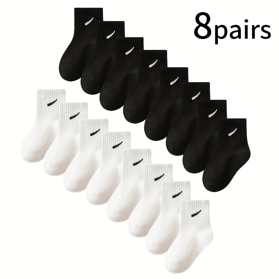 E-shop 8 Paar MIANZHI-Socken Trend Vielseitige Japanische Streifen Mittellange Socken, Geeignet für den und Alle Jahreszeiten