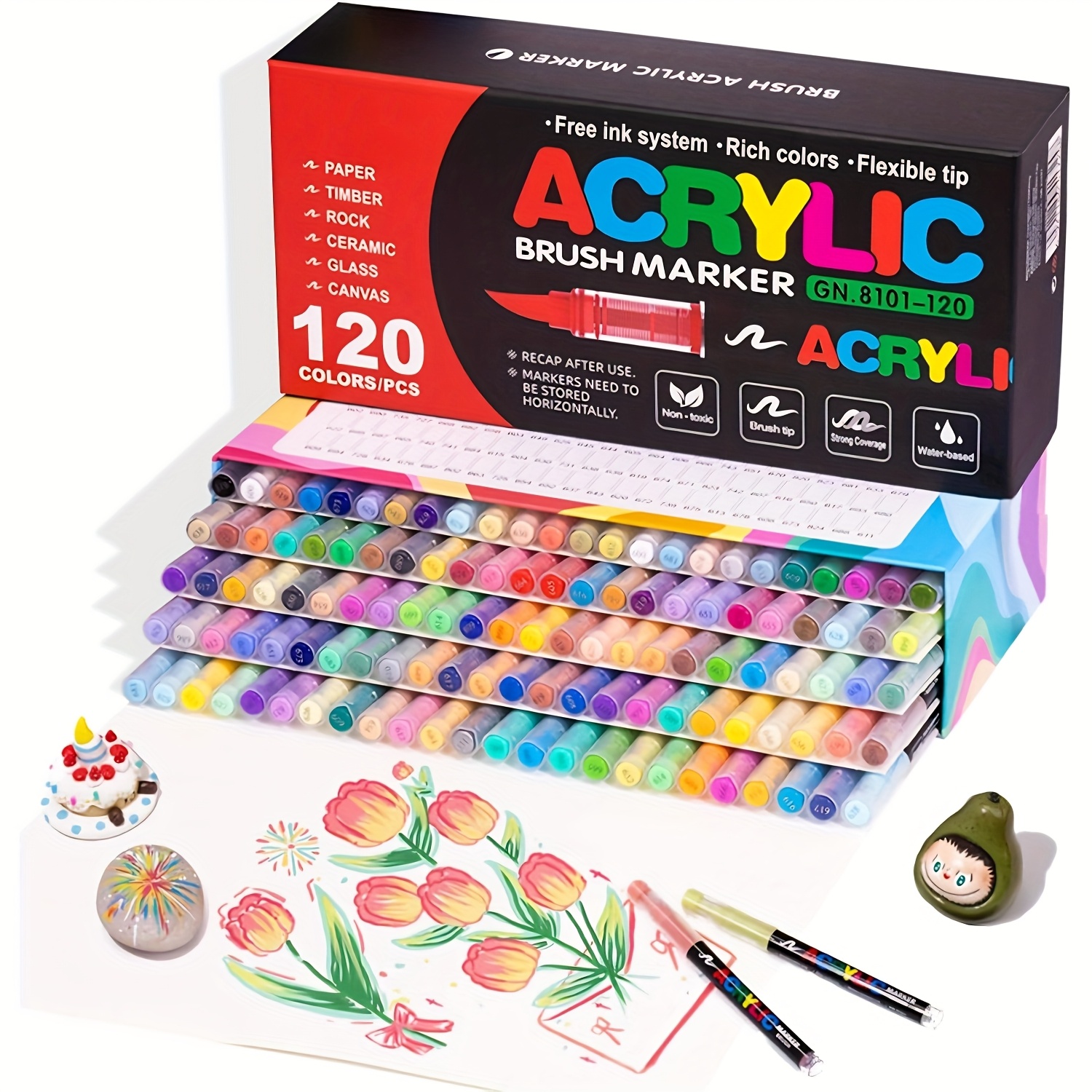 acrylic liquid pen 02 canvas art painting smooth application - Temu