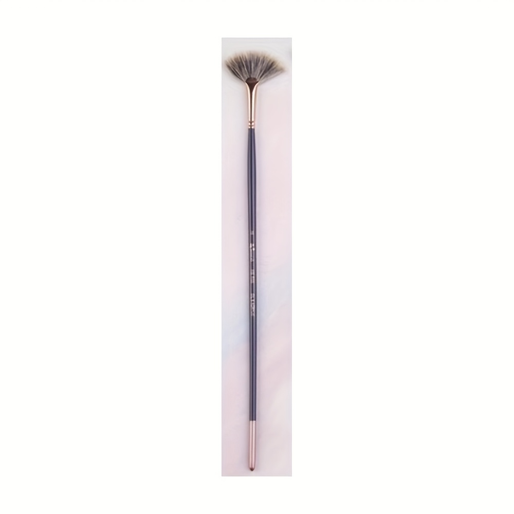 ARTSECRET1pcProfessionalBadgerHairFanBrush-LargeSyntheticFiber-LikeBristles,SuitableforWatercolor,Oil,Acrylic,andGouache-SoftBlending,TexturedStrokes,SmoothEdges-GroovedHandle-forArtistsandBeginners
