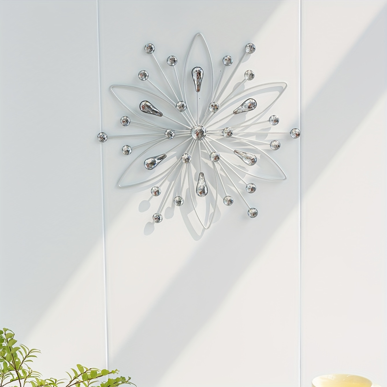 Classic Iron Wall Art - Elegant Hanging Decor For Living Room, Sofa & Tv Background