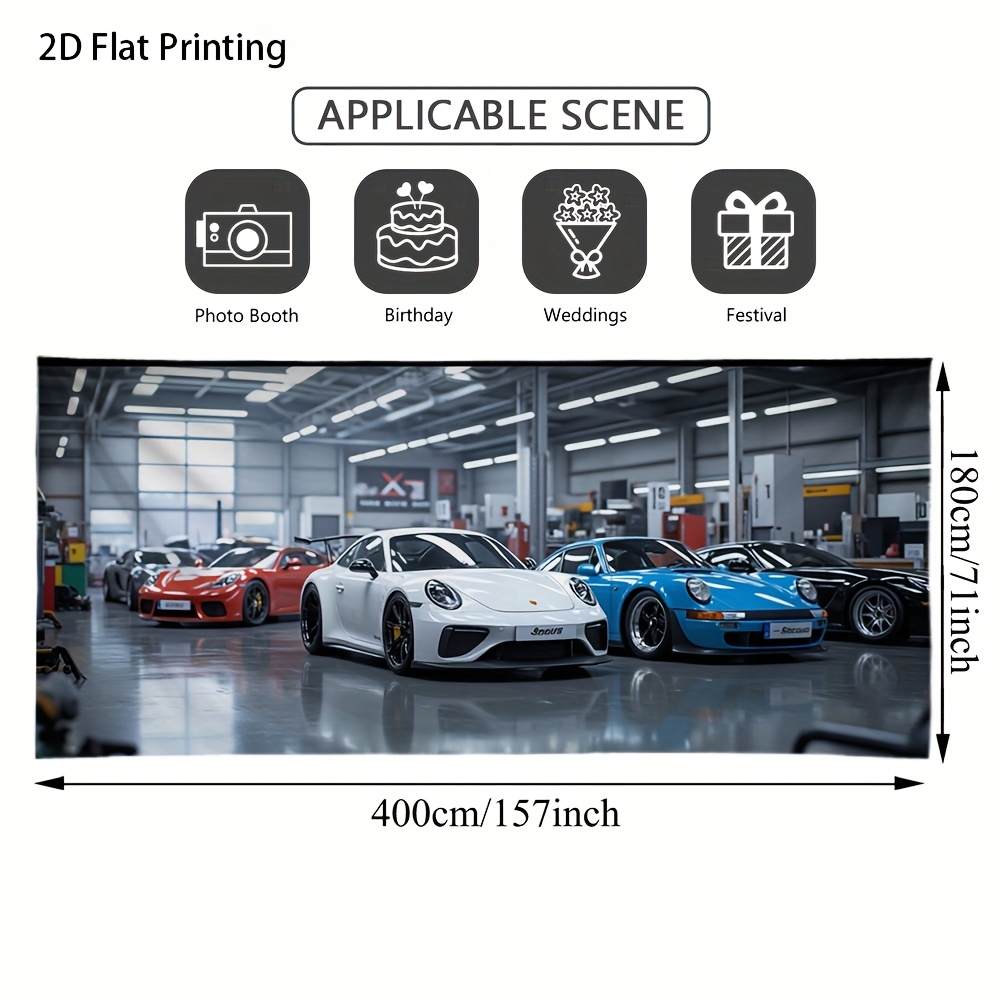 TEMU 2d Flat Banner, 1pc Showcase Garage Door Decoration, Large Fabric Outdoor Display â Autumn Celebrations And Fall Festivals