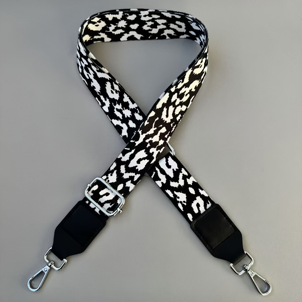 TEMU Fashionable And Versatile Leopard Print Handbag Shoulder Strap, Adjustable And Extendable Strap, Unisex, 3.8cm Widened Crossbody Extended Strap,