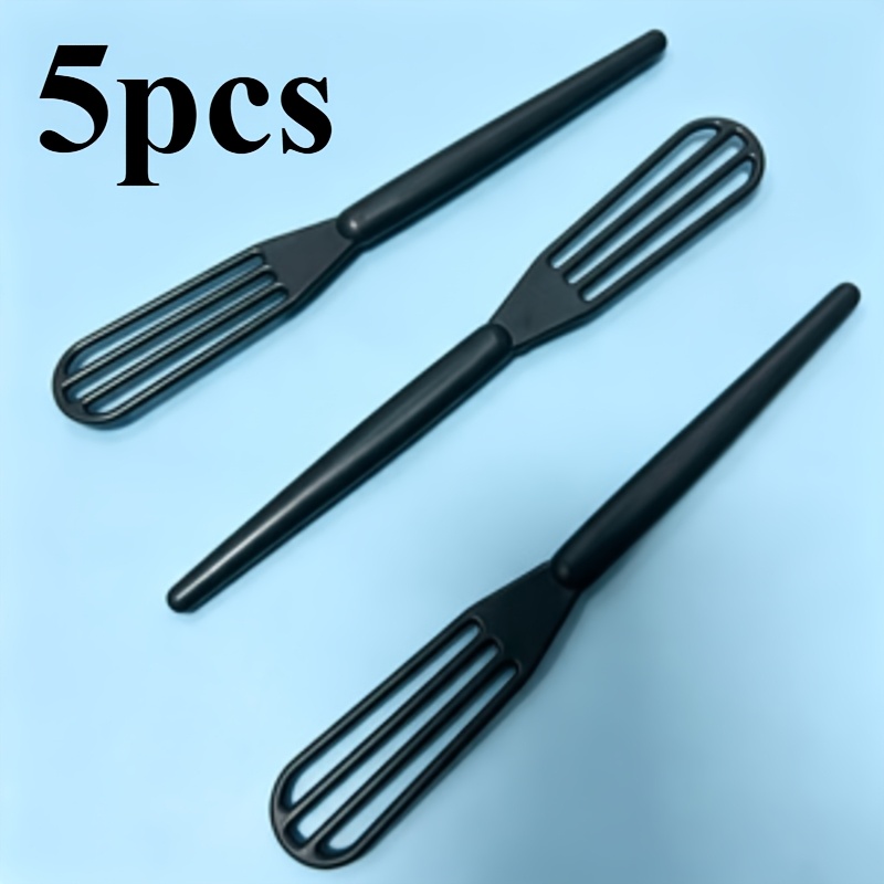 TEMU 5pcs Professional Dyeing Cream Mixer Durable Tinting Stick Oil Mixer Mixer Mixing Tools Tinting Equipment For Salon And Diy Hair Coloring