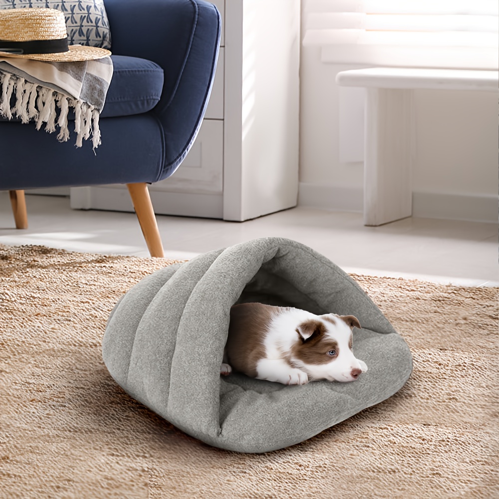 

1pc -style Cat Bed | Pet | Indoor Kitten House In Light Gray | Soft Polyester Fiber | Small | No Required, Cat Window Bed