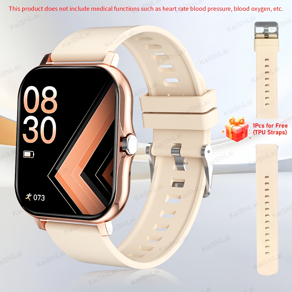 Hot's latest best-selling 1.83-inch high-definition full screen touch, Men's and Women's sports smartwatches, dial/answer calls, step by step Calorido sports mode distance tracking, call information prompt multifunctional smartwatch, suitable for iPhone and Android smartphones