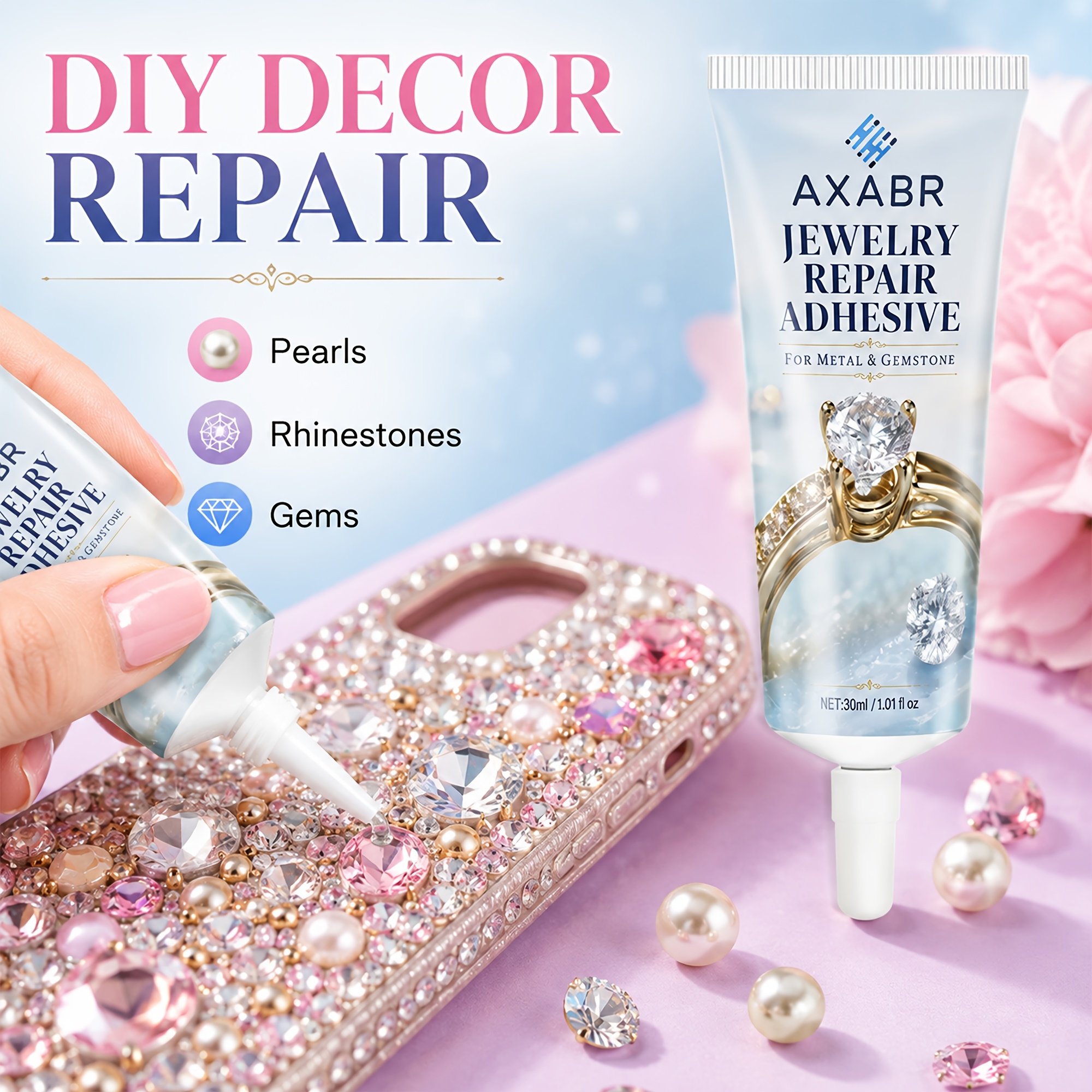 Specialized Jewelry-Making Glue, Craft Adhesive for Various Materials