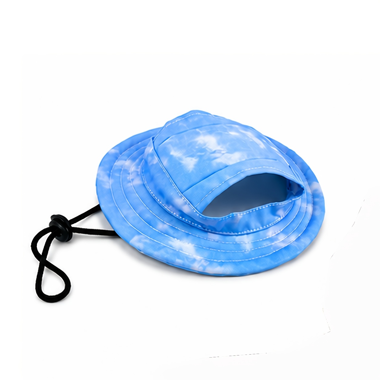   anti choking hat with adjustable strap ear exposing design fishermans cap pet headwear sun protection hat for summer Product details 17