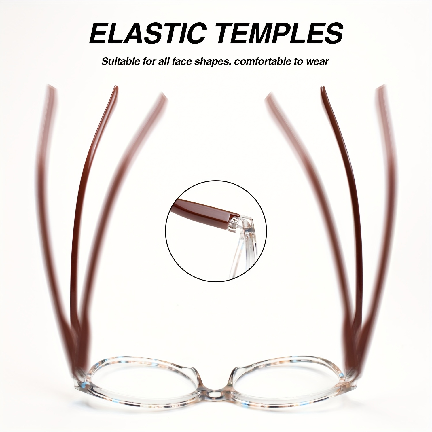 Classic Versatile Reading Glasses with Retro Patterned Frames