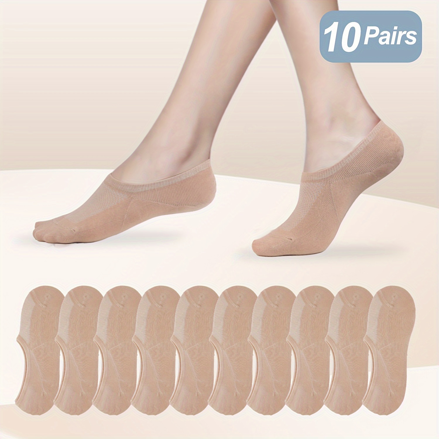 

12 Pairs Women's Bamboo Fiber No Show Socks, Breathable Low Cut Ankle Socks, Soft & Stretchy Comfort Fit