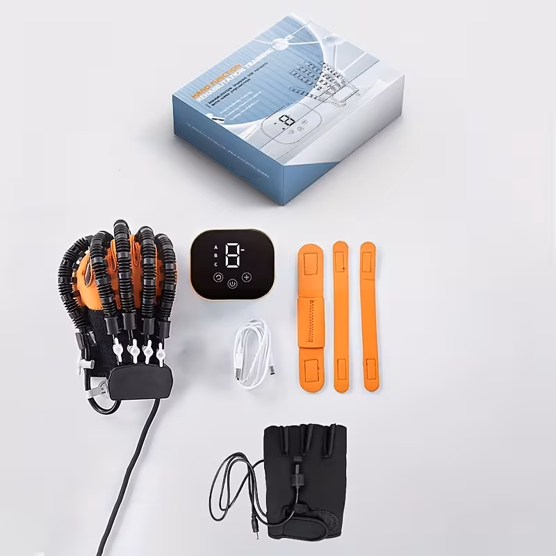 rehab robot gloves hand machine training automatic hand training hand function finger exerciser finger training gifts for seniors orange perfect gift for thanksgiving valentines day for your Product details 2