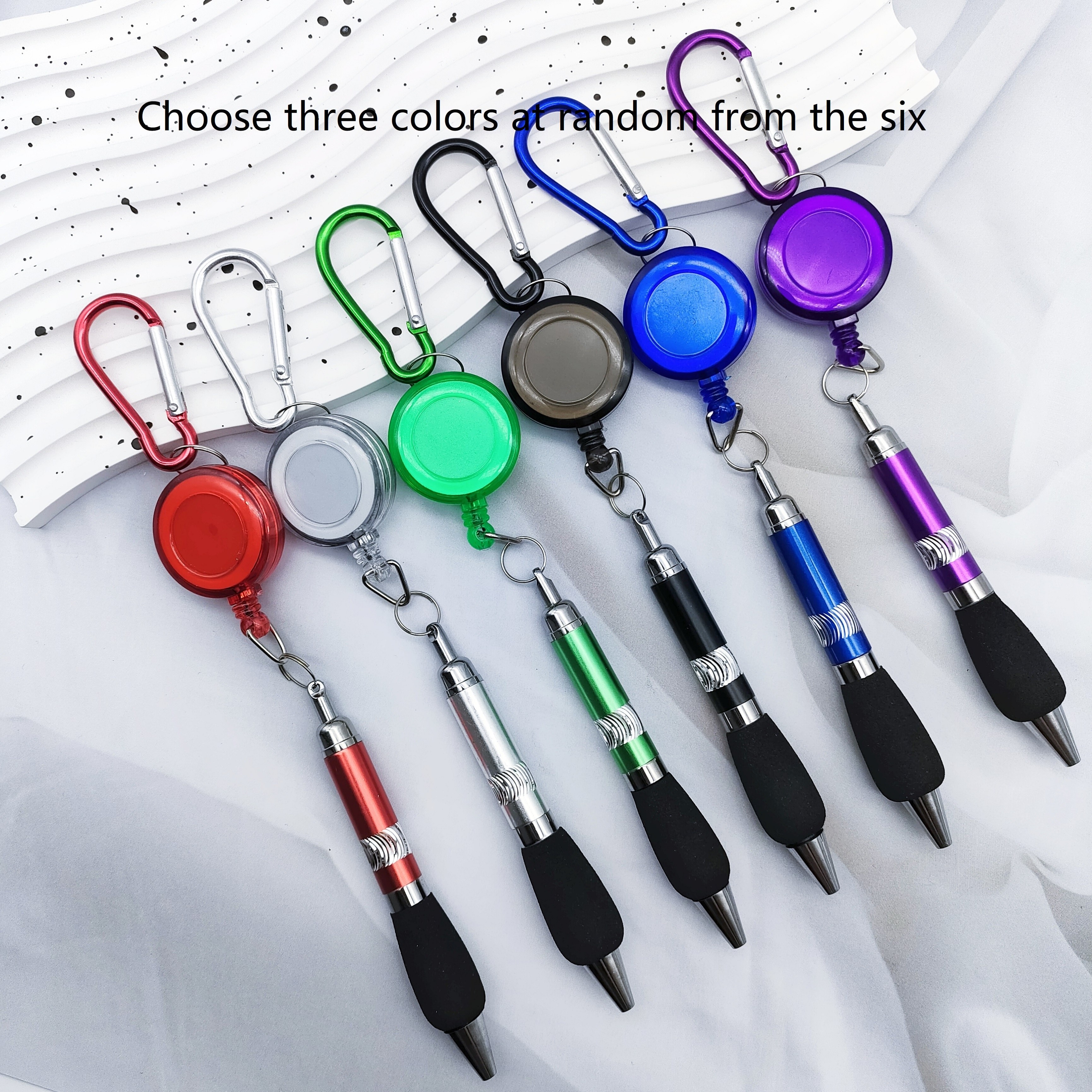 3pcs, 3 Different Colors From , Portable Pen