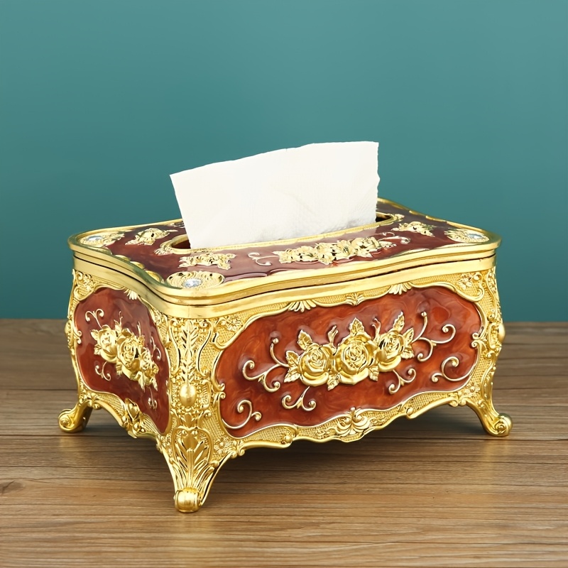 a retro european style tissue box cover acrylic tissue box