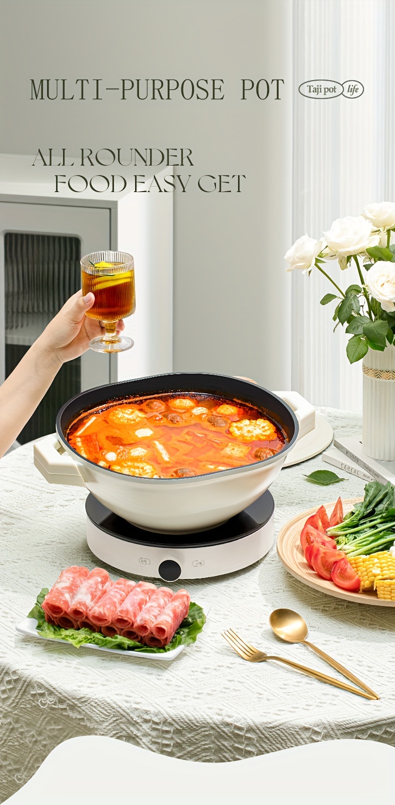   aluminum braiser with lid 28cm 11inch multifunctional   pan non stick ceramic coating   and easy   with   stoves details 0