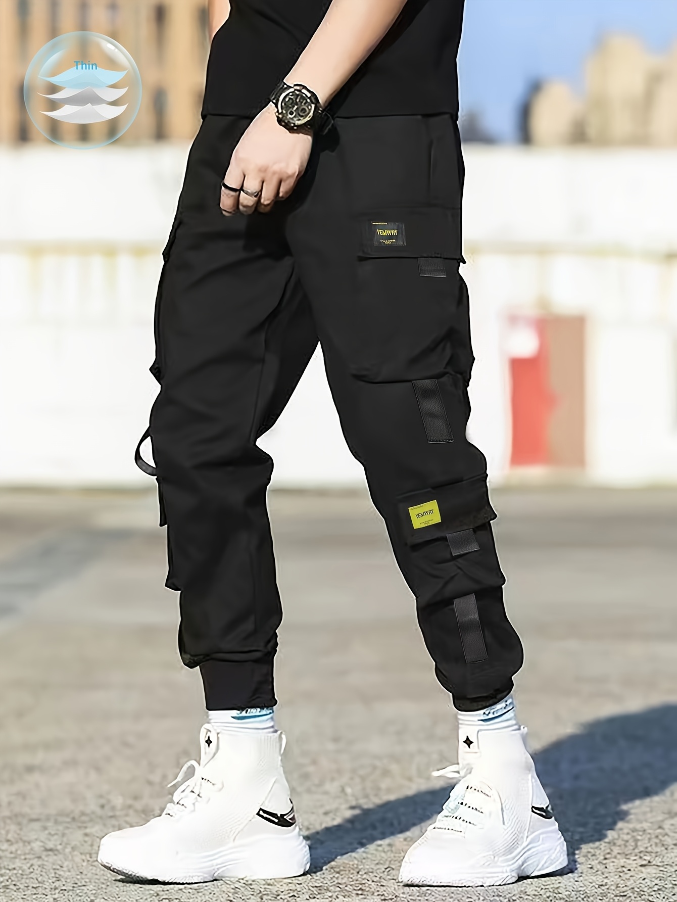 Boys' Stylish Cargo Pants with Color Durable Polyester, Machine  Washable, Multiple Pockets