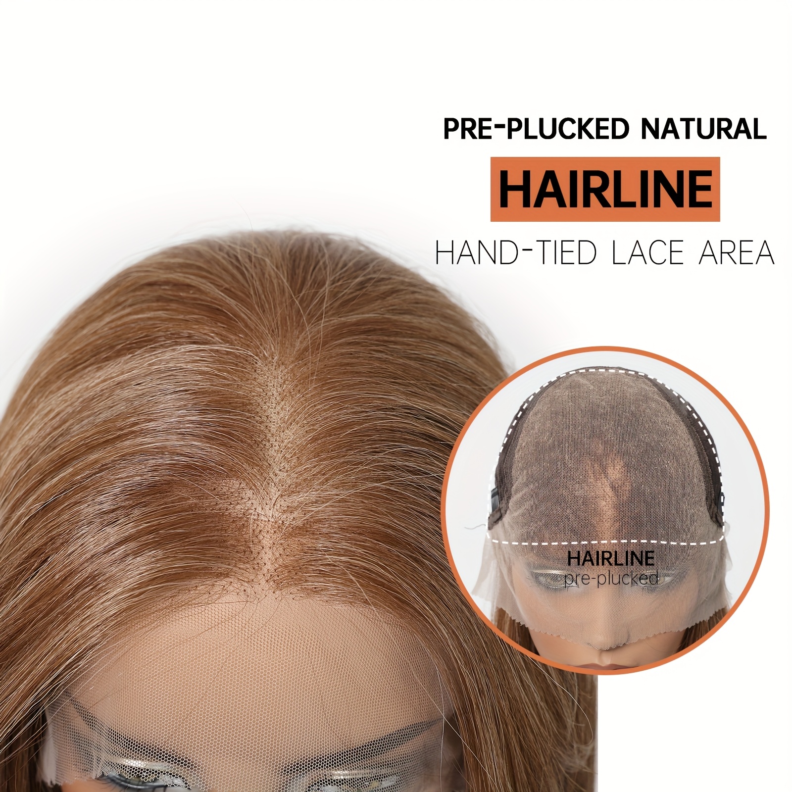 13x6 HD Lace Front Synthetic Wig 22IN Glueless Pre Plucked Daily Party Amazon.com : BLL Synthetic Lace Front Wig, 13x6 Glueless HD  main image 3