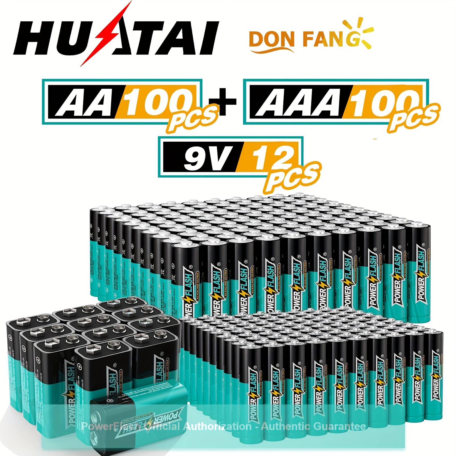 

Long-lasting Batteries, , Set Of Aaa And Aa And 12 Pcs 9v Batteries For Home, Household Device, Work