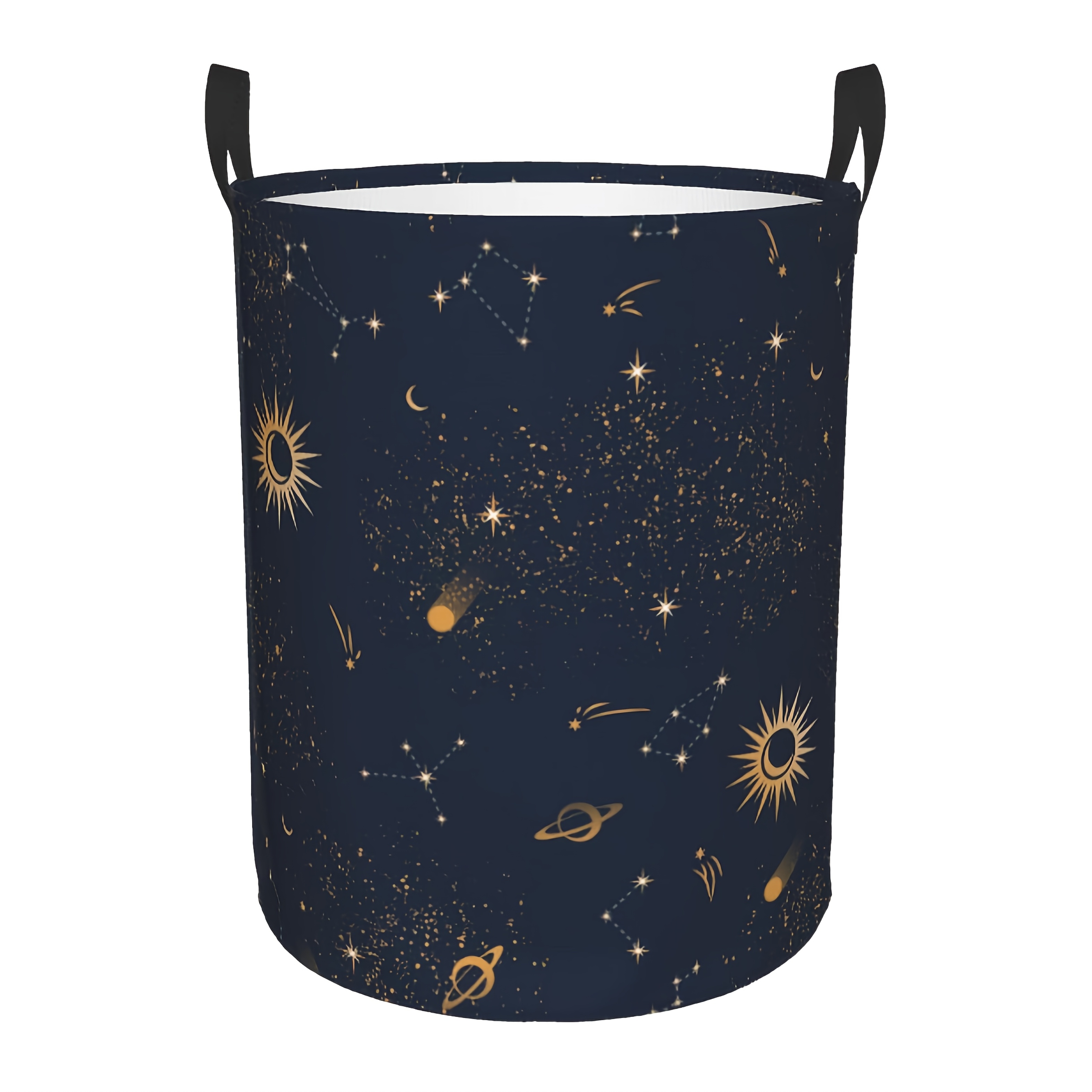 TEMU 1pc, , Stars Laundry Basket, Dirty Clothes Laundry Hamper For Bedroom Bathroom College Dorm Organizer Storage Basket, Shelf Baskets