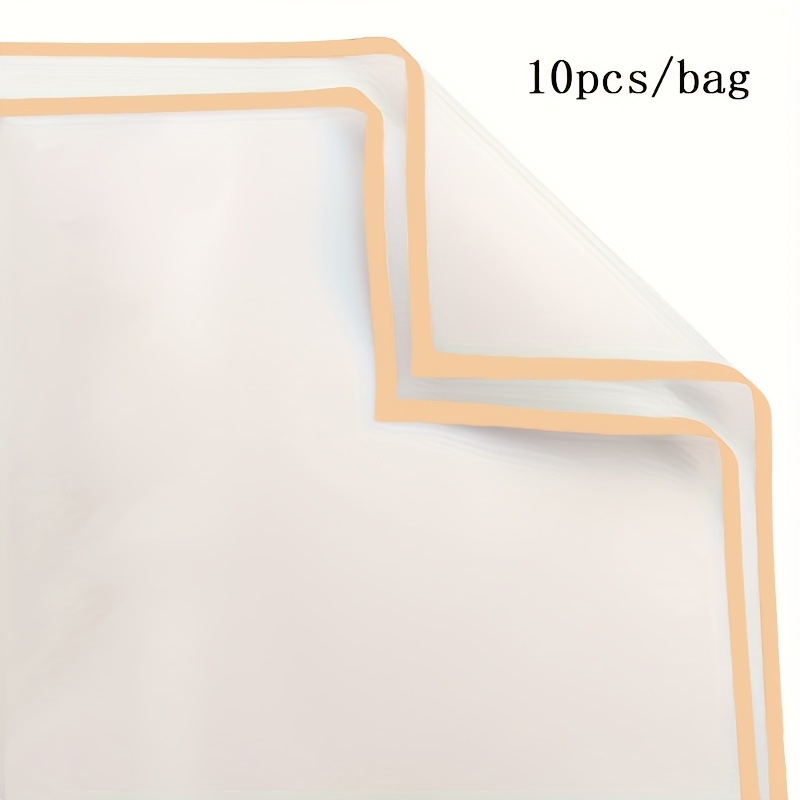 Image of 10pcs Elegant Floral Gift Wrapping Paper With Golden Edges - Roses, Peach & Mint Accents, Perfect For Weddings, Bridal Showers, Birthdays, Anniversaries, And , Flower Decorations