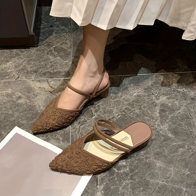 womens solid color pvc flats soft sole lightweight slip on walking shoes non slip low heels details 8