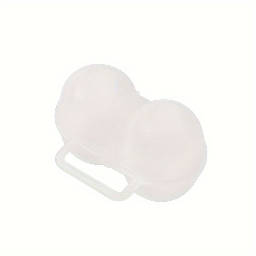 1pc Outdoor Portable , Plastic Egg Tray, Refrigerator 2-slot Egg Storage Container, Kitchen Anti-drop Egg Holder