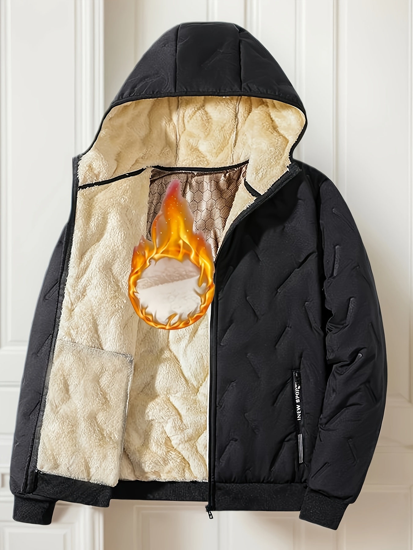 Fleece Jacket Champion Men's Winter Coats 1pc *'S Fashion