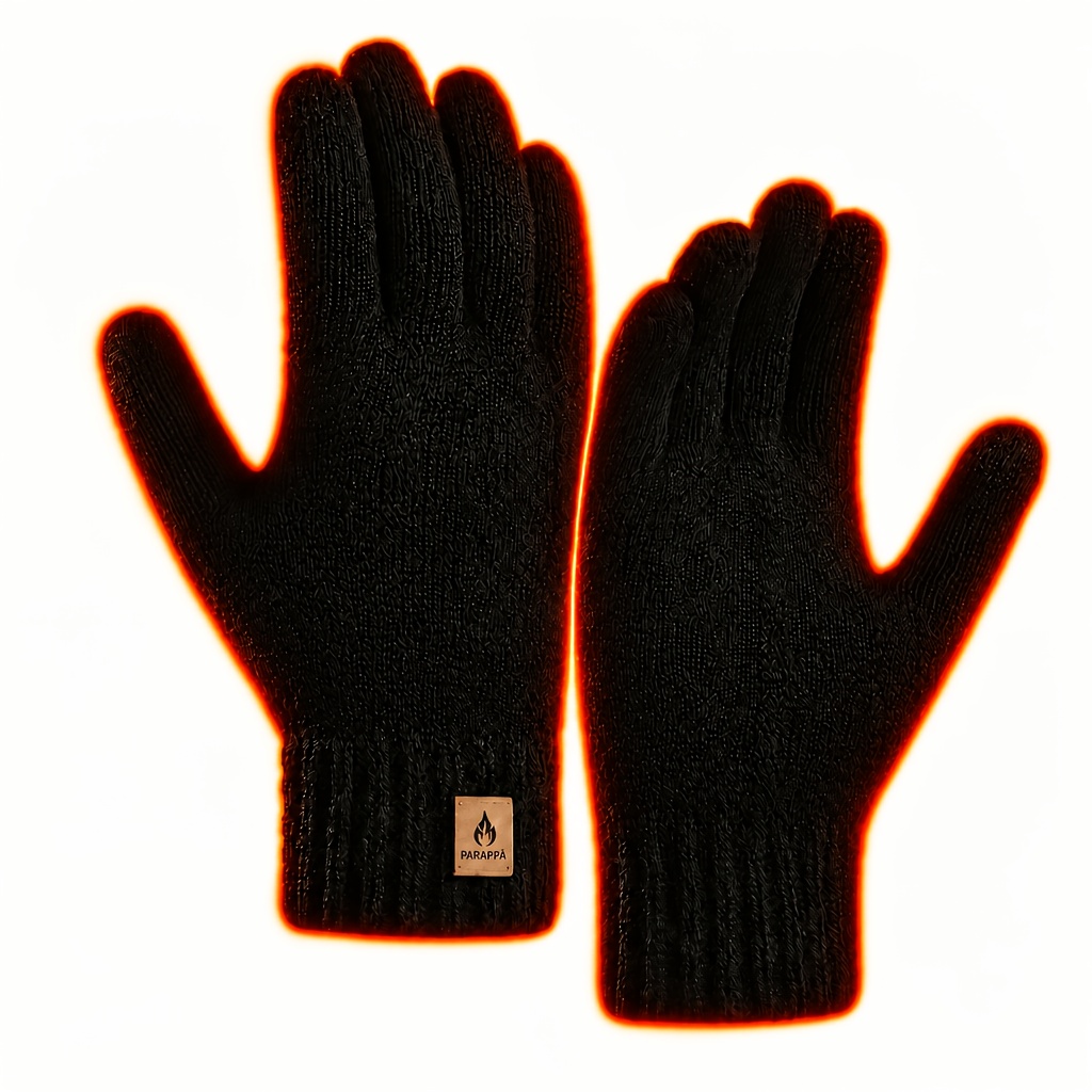 TEMU Winter Touchscreen Gloves For , Thick Lined Warm Gloves, Ideal For Driving, Cycling, Office & Outdoor Activities (couple Style)