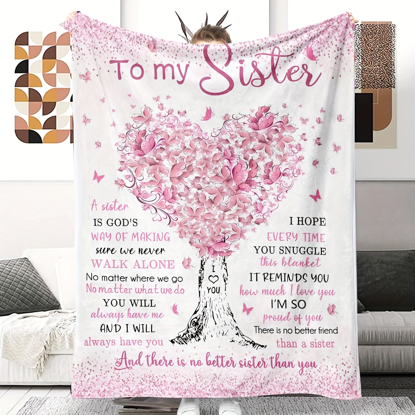 Gifts For Sister From Sister Brother-Great Sister in law Gift-Awesome twin  Sister gifts-Being My Sister-BFF Birthday Christmas Gifts for Women-Funny