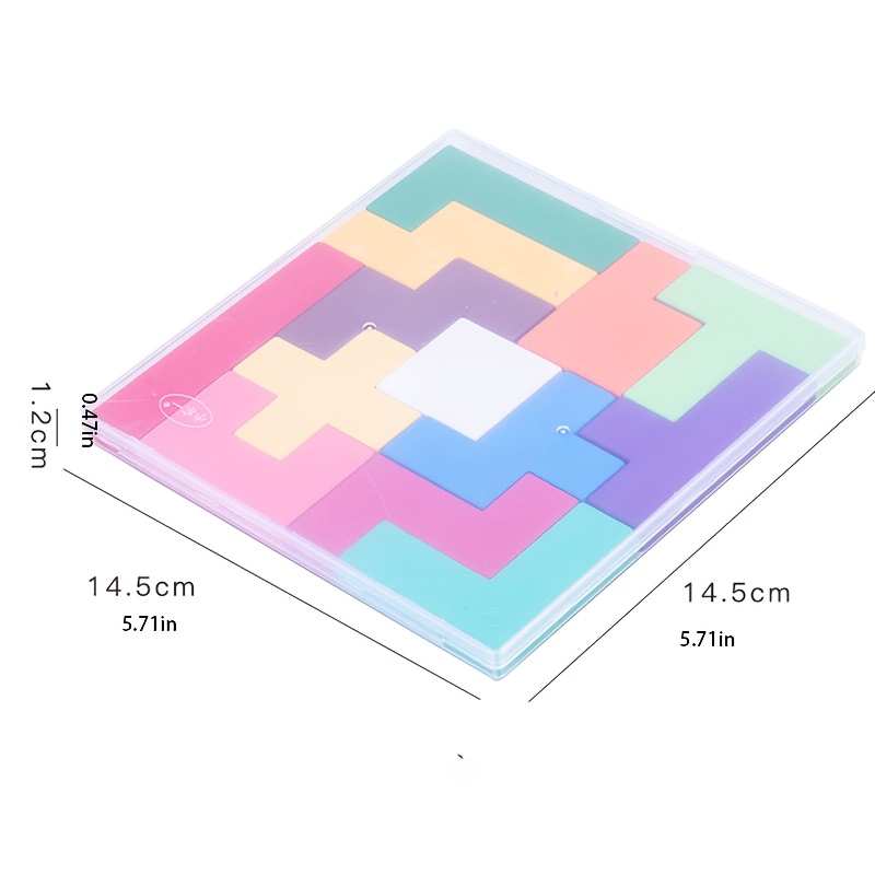 Wooden Puzzle Brain Teaser Toy, 13pcs Set