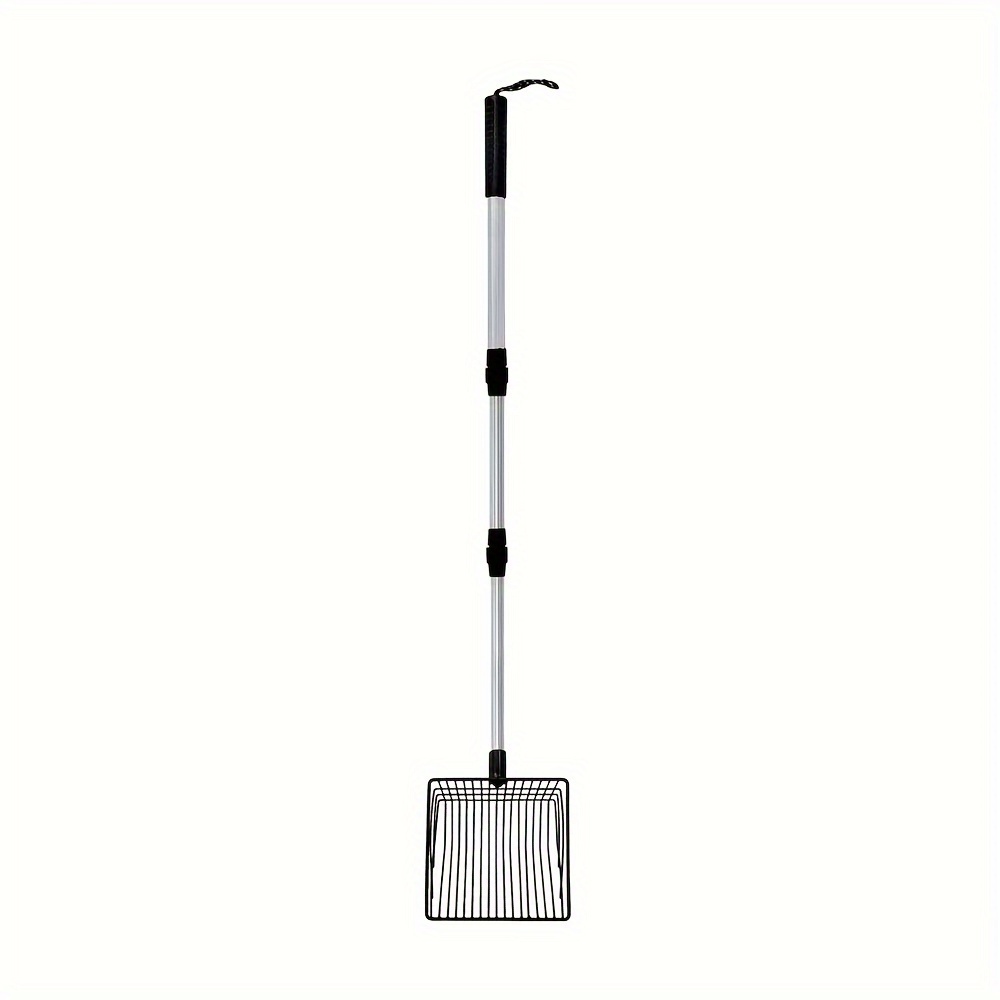 1pc, Adjustable Metal Chicken Manure Scooper, Non-Stick 3-in-1 Sifting Shovel Tool For Outdoor Chicken Coop Cleaning, Cleaning Supplies, Cleaning Tool details 7