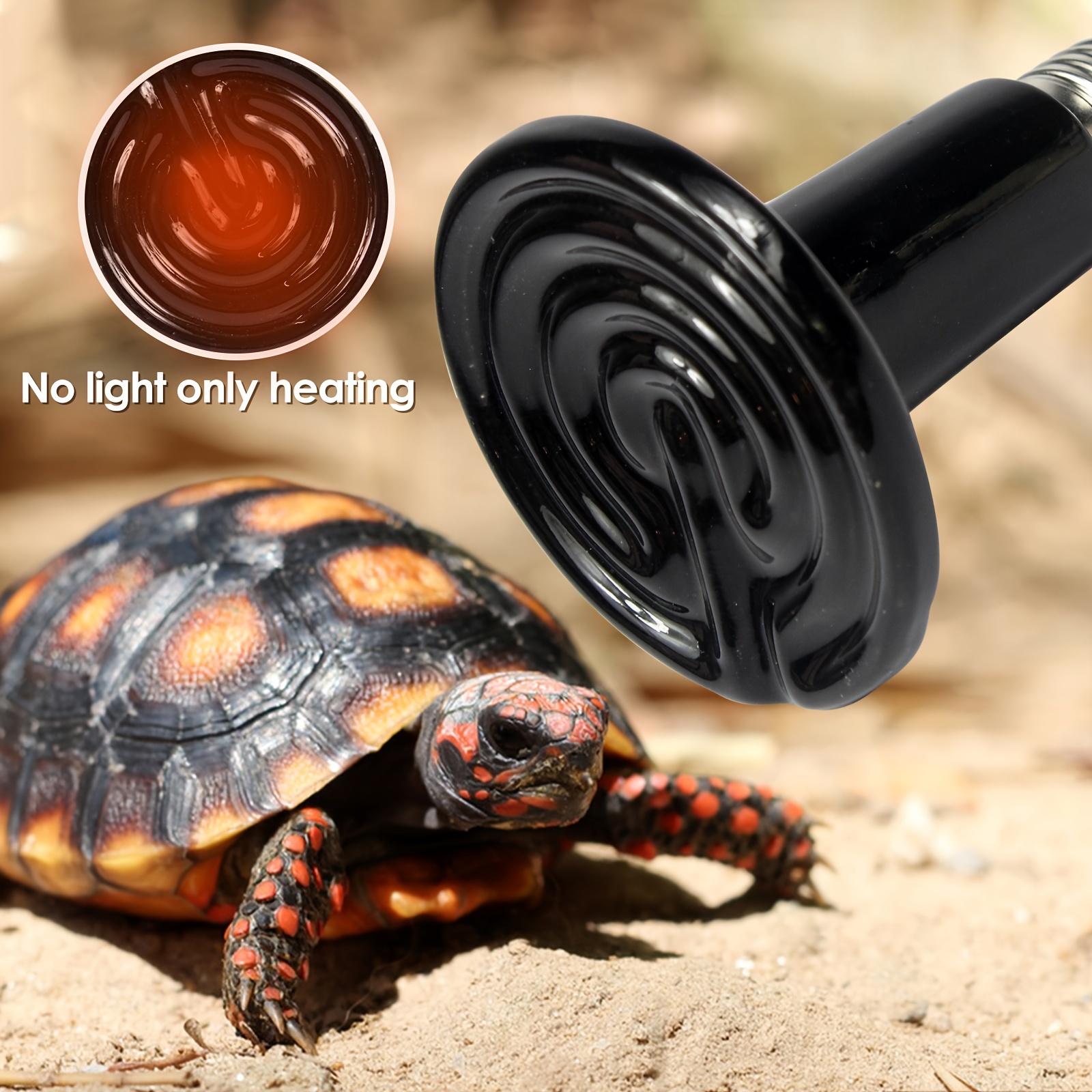 Heat Lamp For Tortoise Pets At Home Reptile Heat Lamp With UVA UVB