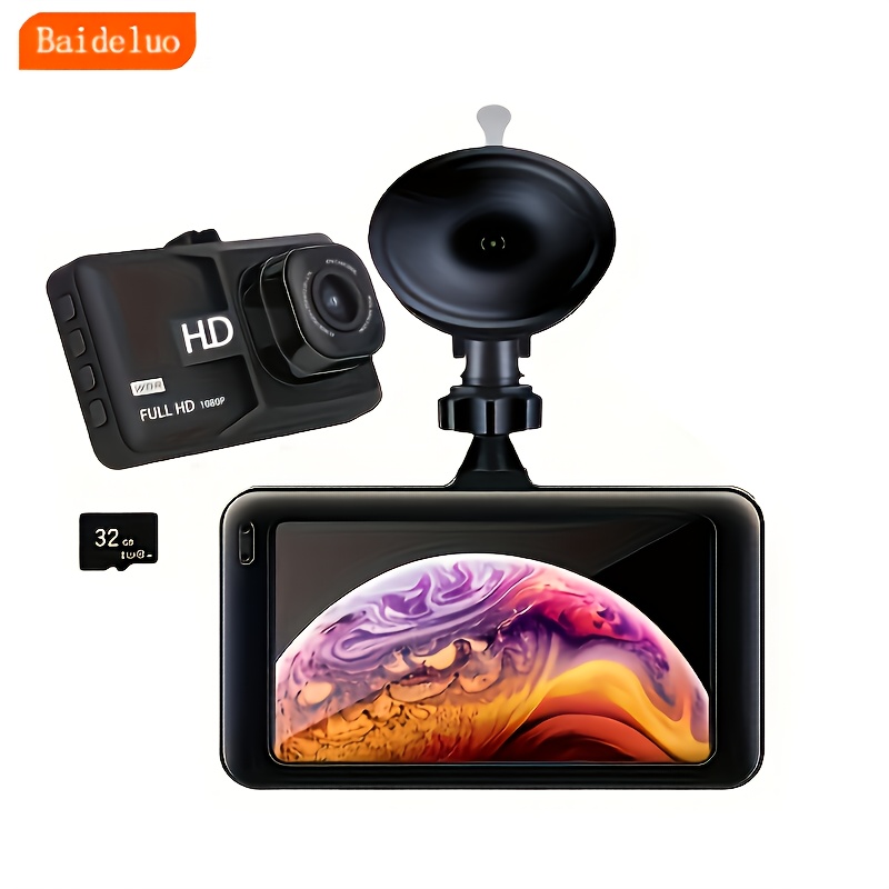 

Baideluo Hd 1080p Car 32g Suction Cup Mounted - Car Applicable To All Models