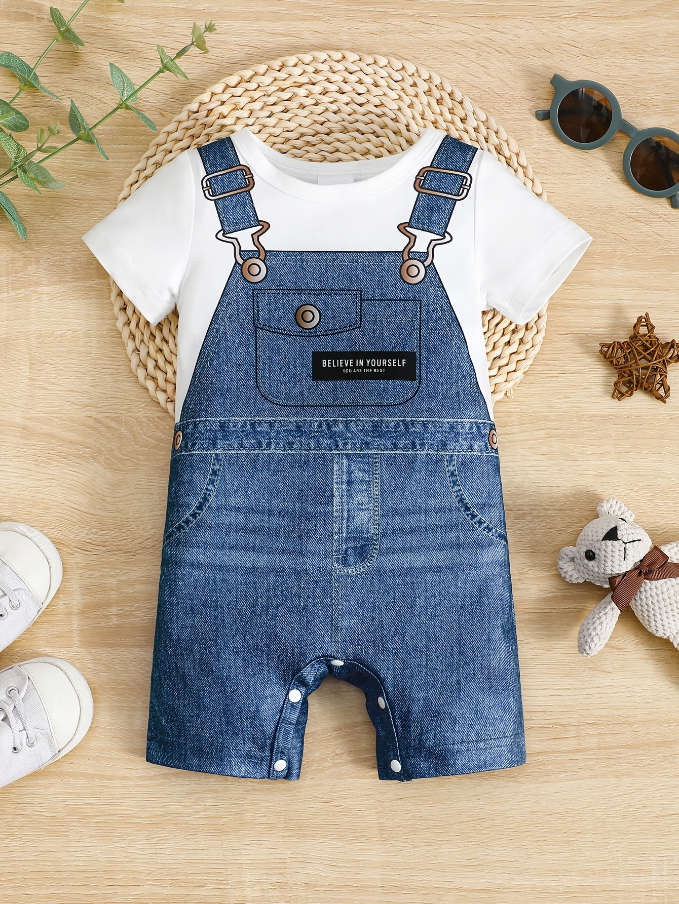 Newborn Overalls Boy Baby Boy Bib Overalls Cotton Suspender