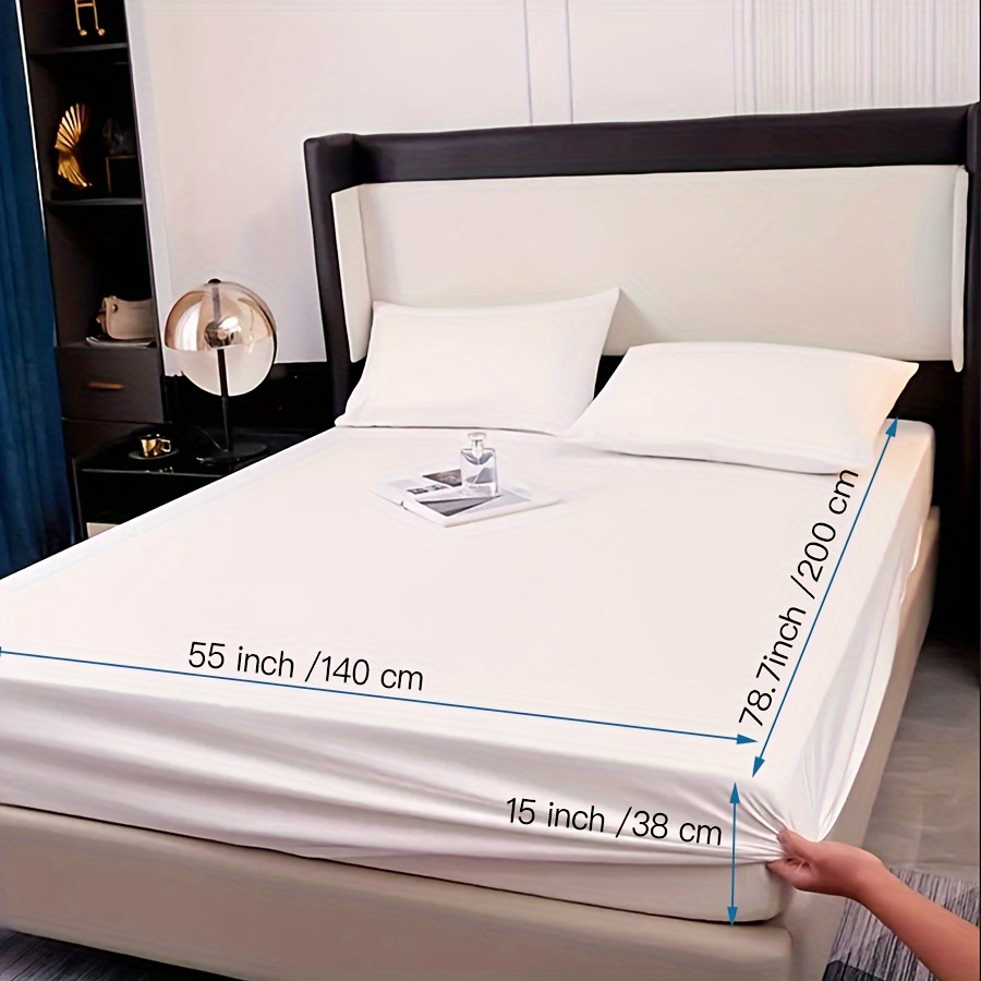 Mattress Protector, Jersey Mattress Pad With Deep Pockets, Breathable Noiseless Mattress Topper, Smooth Jersey Mattress Cover Fully Fitted, Machine Washable For .